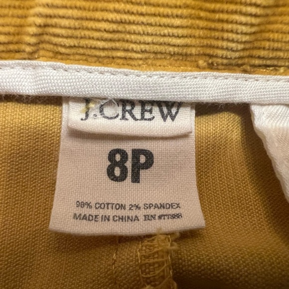 J. CREW LADIES  GOLDEN BRANDY COLOR NEW CORDUROY A-LINE SKIRT  BEAUTIFUL - Picture 4 of 9